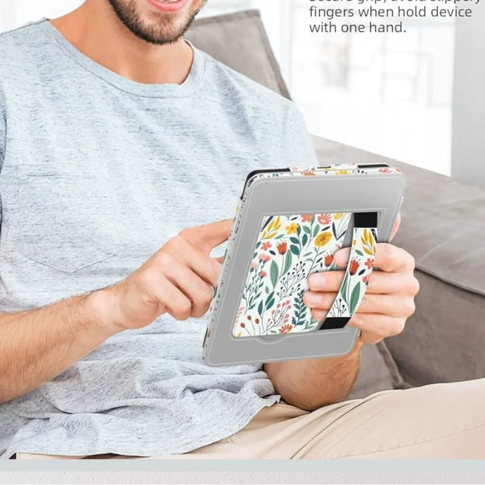 Moko Kindle Paperwhite Case Flowers
